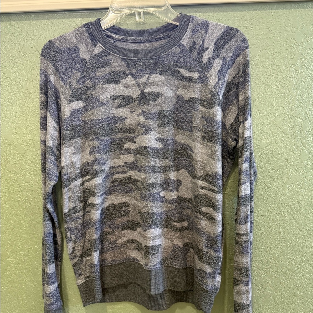 Lucky Brand Charcoal Knit Top